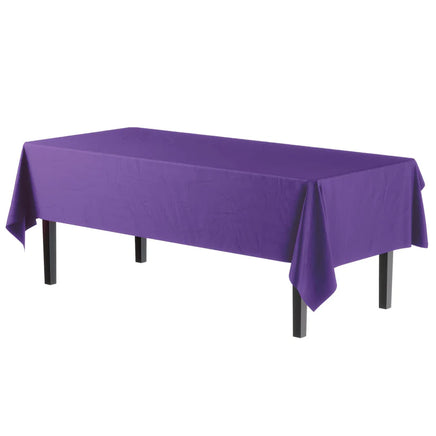 Purple Table Cover 54 in. X 108 in.   1 ct.