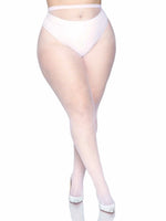 Women's Plus Size Nylon Fishnet Tights