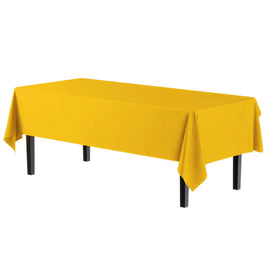 Yellow Table Cover  54 in. X 108 in.  1 ct.