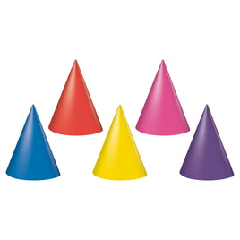 Assorted Colors Party Hats 8 ct.