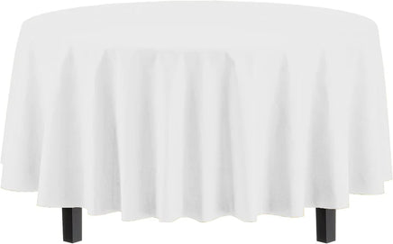 84" Round White Table Cover 1 ct.