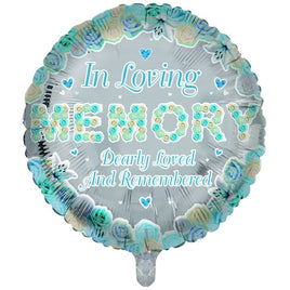 18" In Loving Memory Foil Balloon