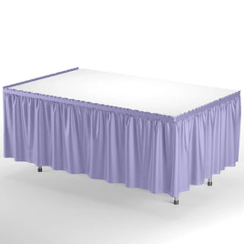 14'X29" Lavender Plastic Table Skirt 1 ct.