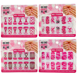 Breast Cancer Awareness Nail Sticker Pack Assortment