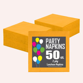 Yellow Luncheon Napkins - 50 Ct.