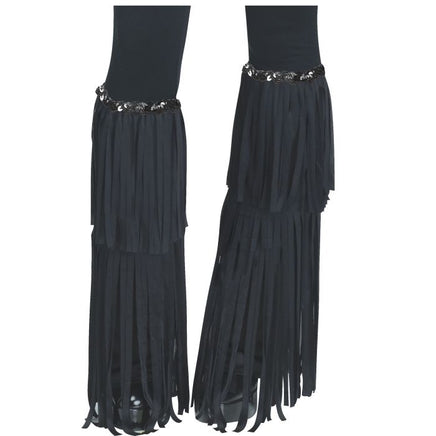Festival Fringe Boot Cover Assortment Black