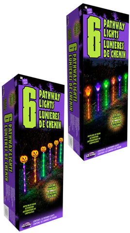 6 Solar Pathway Light Assorted