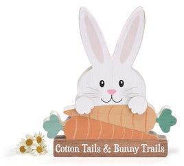 Cotton Tail Bunny Trails Bunny Sign