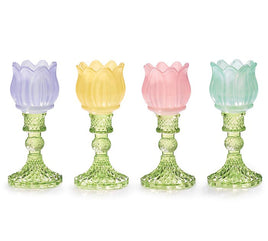 Decorative Glass Tulip Assorted Colors