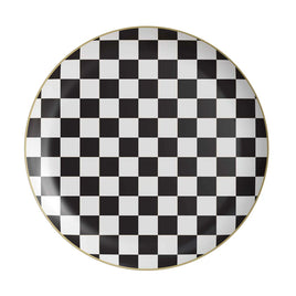 10" Earthtrends Checkered Design Plates  20 Ct.