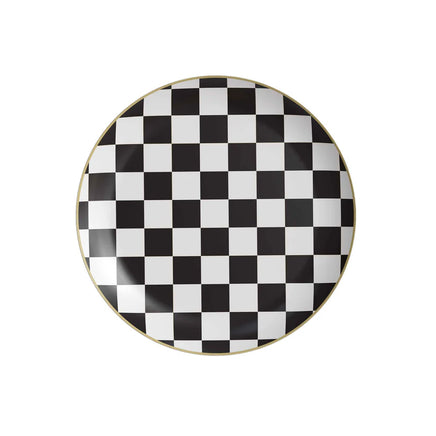 8" Earthtrends Checkered Design Plates 20 Ct.