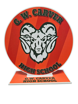George Washington Carver High School Mini Table Centerpiece