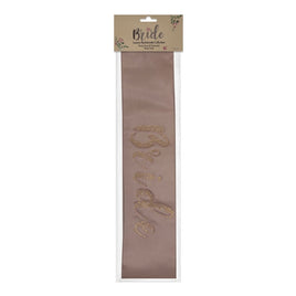 Dusty Rose Bride Sash 1 ct