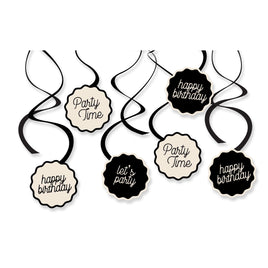 Birthday Chic Birthday Swirls