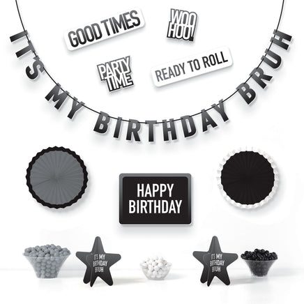 It's My Birthday Bruh Birthday Decorating Kit
