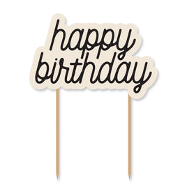 Birthday Chic Birthday Cake Topper