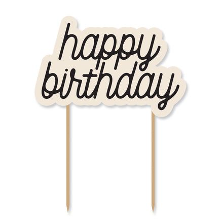 Birthday Chic Birthday Cake Topper