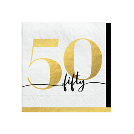 Party of The Ages Beverage Napkins - 50  16 ct.