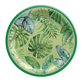 Royal Palm 9" Round Plates 8 ct.