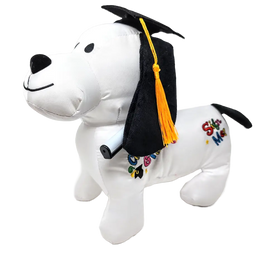 11" Congrats Grad Autograph Dog -  W/Pen