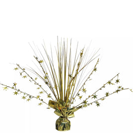 12" Gold  Spray Centerpiece with Stars