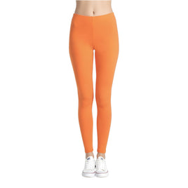 Orange Adult Footless Tights