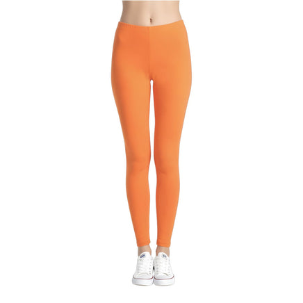 Orange Adult Footless Tights