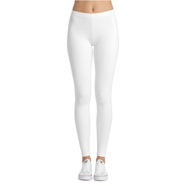 White Adult Footless Tights