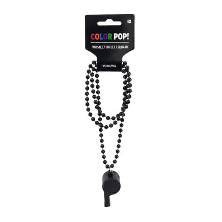 Black Whistle Necklace