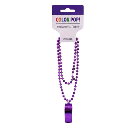 Purple Whistle Necklace