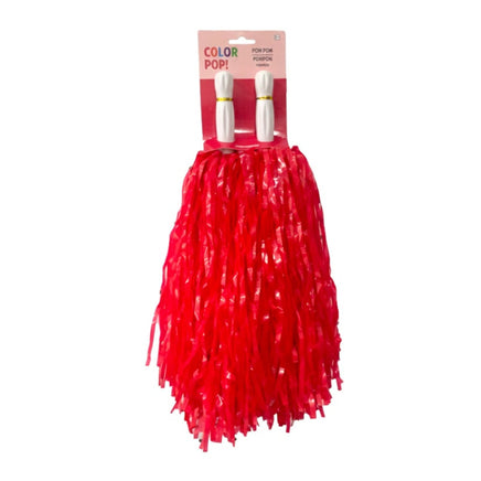 Red Pom-poms 2ct.