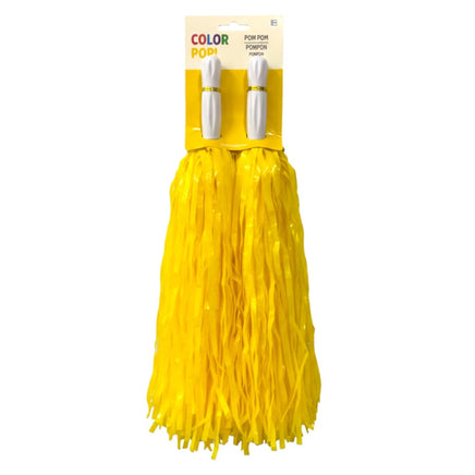 Yellow Pom-poms 2ct.