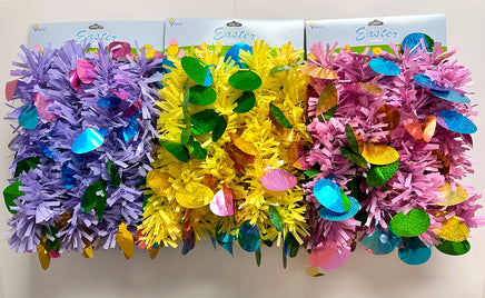 8' Easter Jumbo Die Cut Garland Assorted
