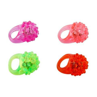 Flashing Rings Assorted Colors 4 ct.