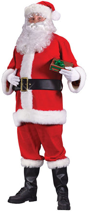 Flannel Santa Suit Plus Size 50-54