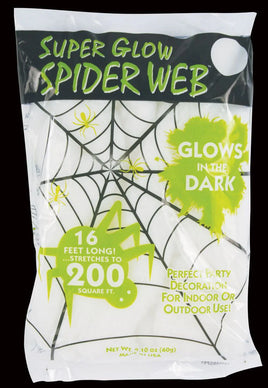 Super Glow Spider Web