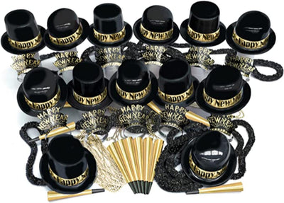 Gold Showboat New Year's Party Kit for 100