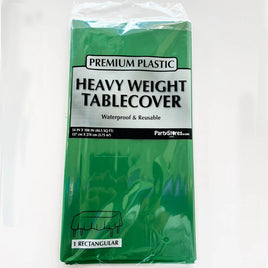 Green Heavy Duty Tablecover 54" X 108"