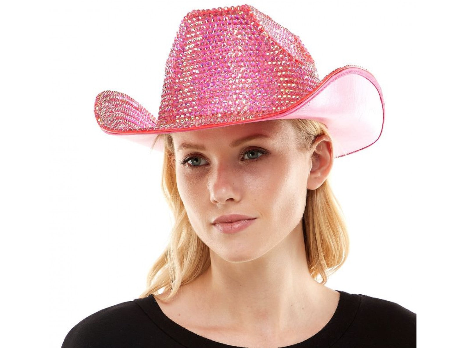 Pink Rhinestone Cowboy Hat | Party Stop