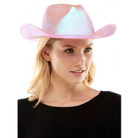 Metallic Light Pink Cowboy Hat