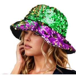 Mardi Gras Sequin Bucket Hat