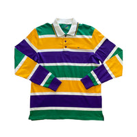 Thick Stripe Rugby Adult Long Sleeve