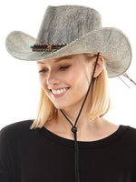 Western Cowboy Hat Mixed Print