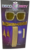 Disco Party Accessory Kit Gold