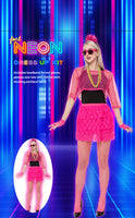 80s Neon Accessory Kit Neon Pink