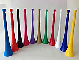 Stadium Party Horn 20"  Asst. Red, Blue, Yellow, Green