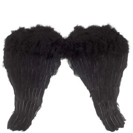 BLACK 18" ANGEL WINGS