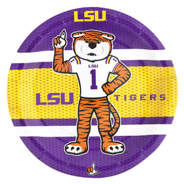 9" LSU Tiger Paper Plates 8 ct.