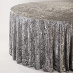 120" Round Velvet Tablecloth