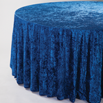 120" Round Velvet Tablecloth